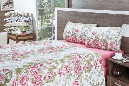 Jogo de Cama Malha Casal Queen 04 Peças